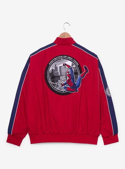Chaqueta cortaviento de bloques de color Spider-Man