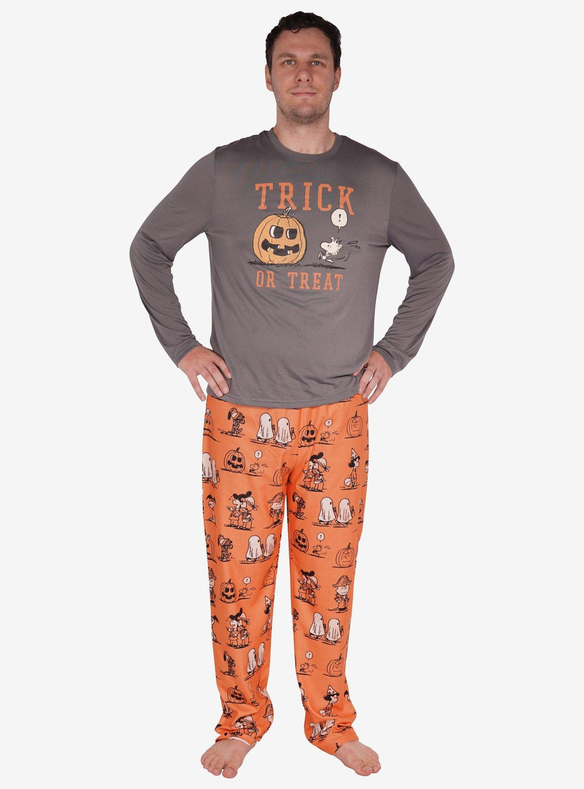 Pijama para hombre Peanuts Halloween estilo vintage
