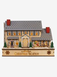 Casa iluminada a pilas de Christmas Vacation
