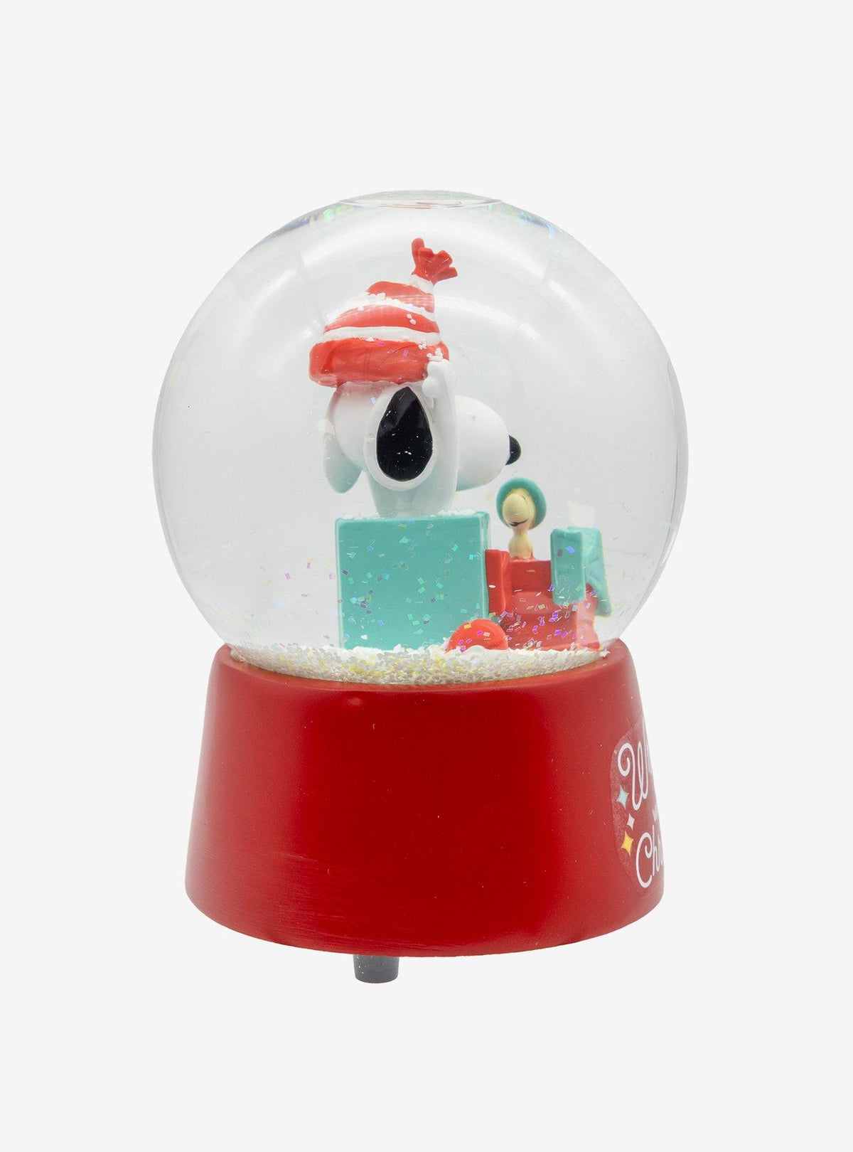 Globo musical de Snoopy con regalos