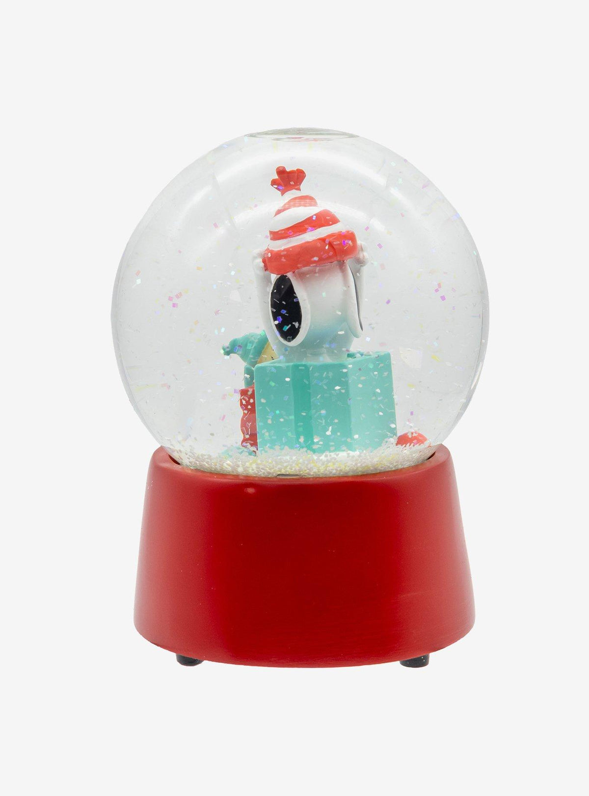 Globo musical de Snoopy con regalos