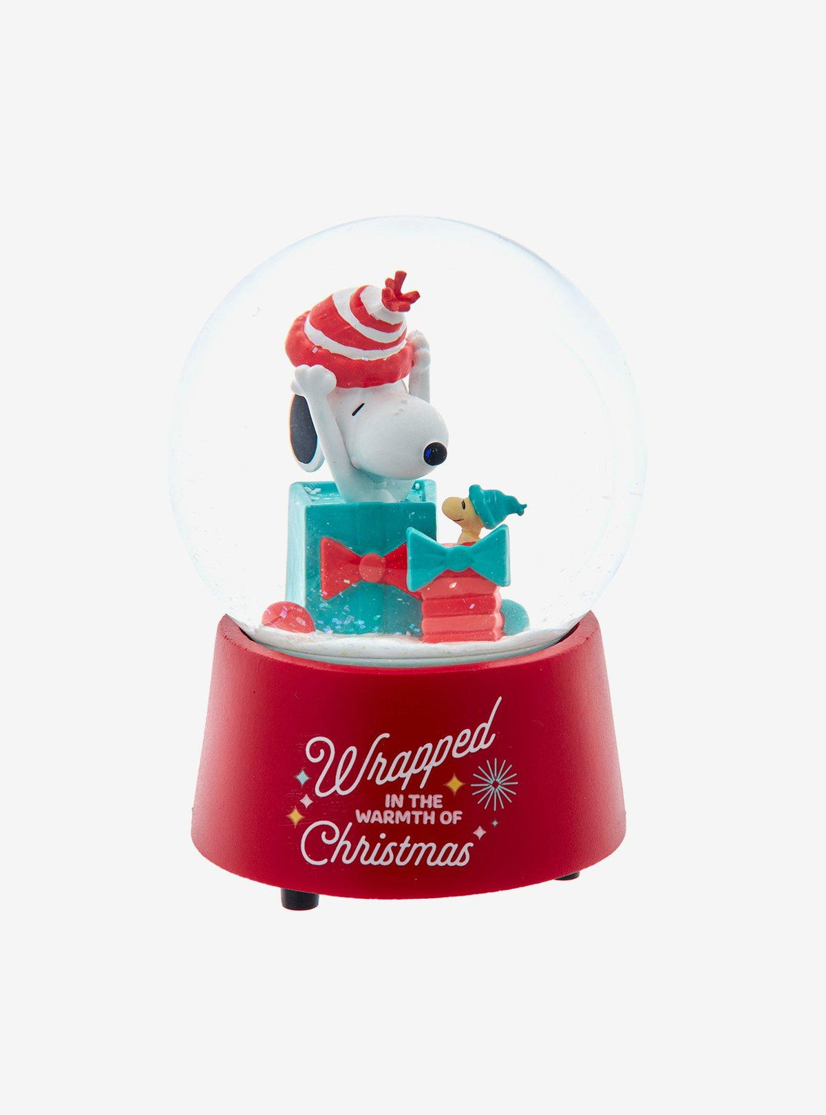 Globo musical de Snoopy con regalos