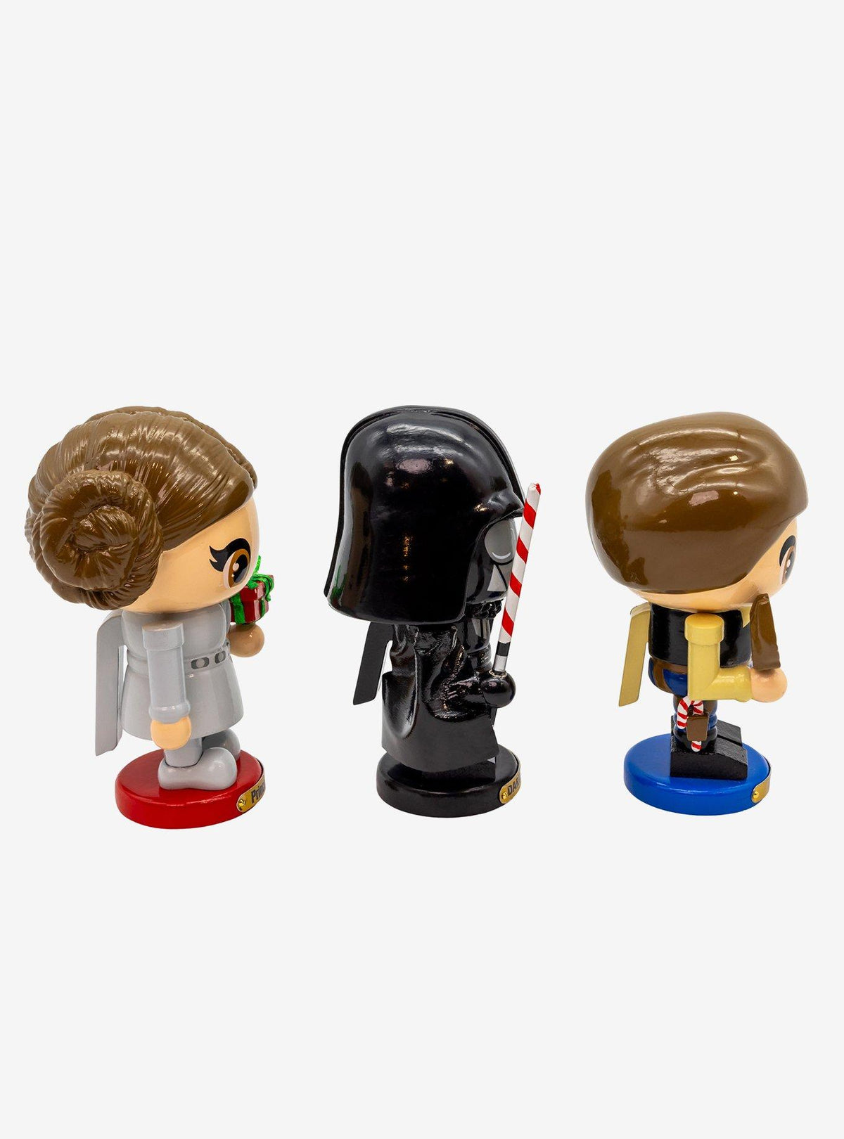 Set de 3 cascanueces Star Wars: Han Solo, Leia y Darth Vader