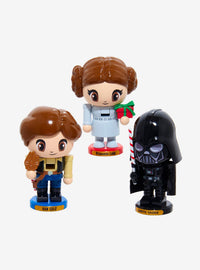 Set de 3 cascanueces Star Wars: Han Solo, Leia y Darth Vader