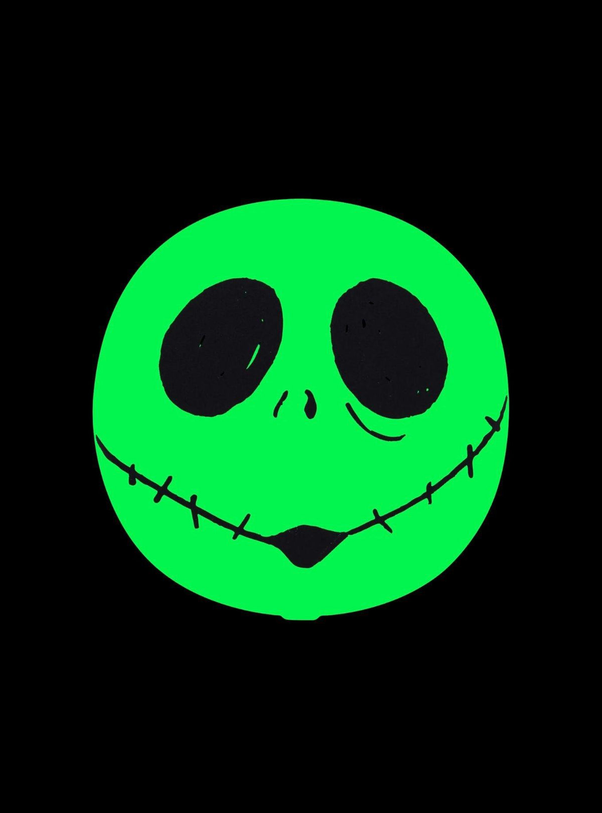 Espejo compacto LED de Jack Skellington que brilla en la oscuridad