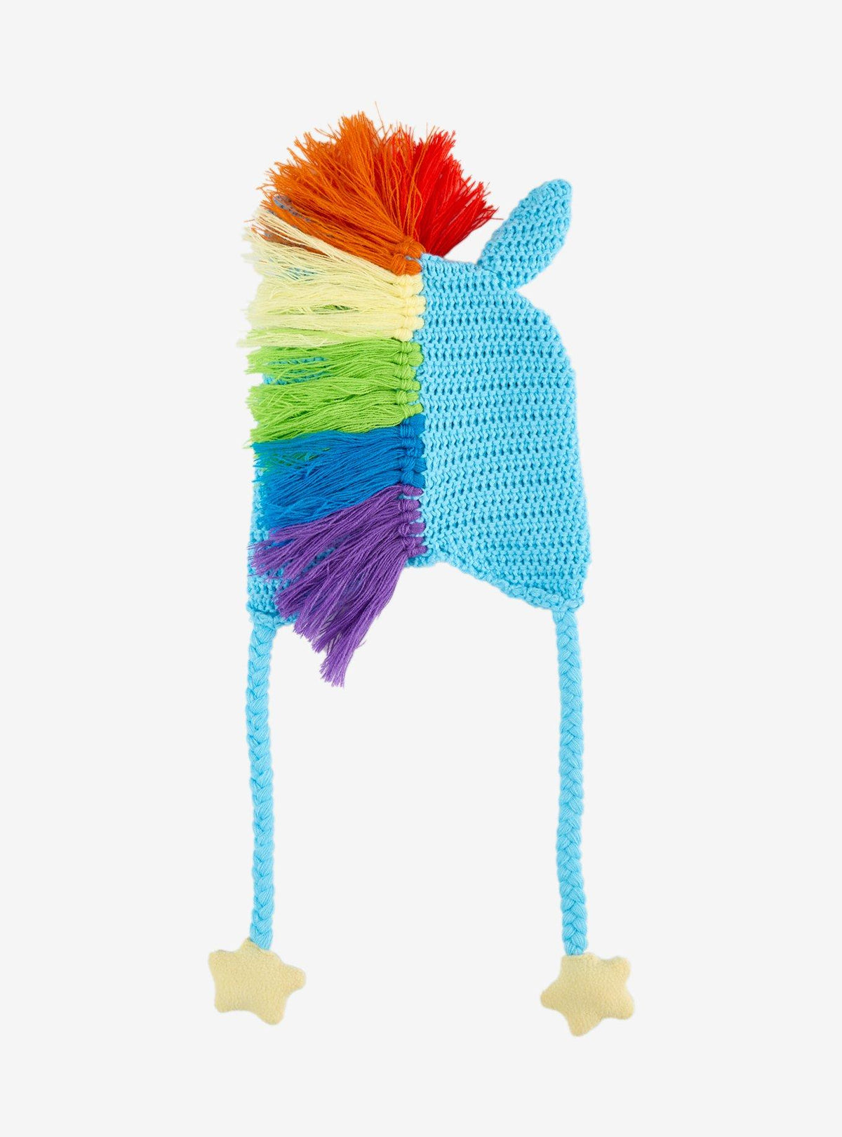 Gorro con borlas luminosas de Rainbow Dash
