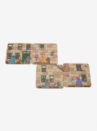 Set de 4 posavasos Sesame Street