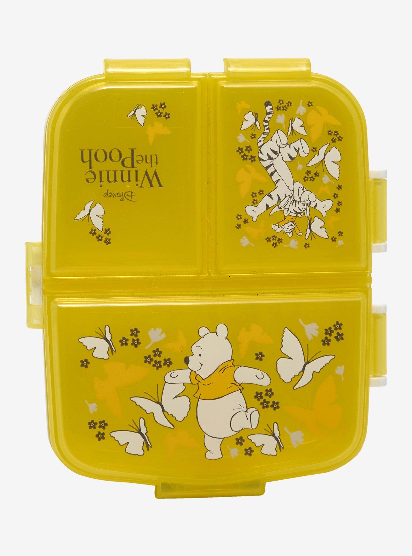 Lonchera Winnie the Pooh con flores