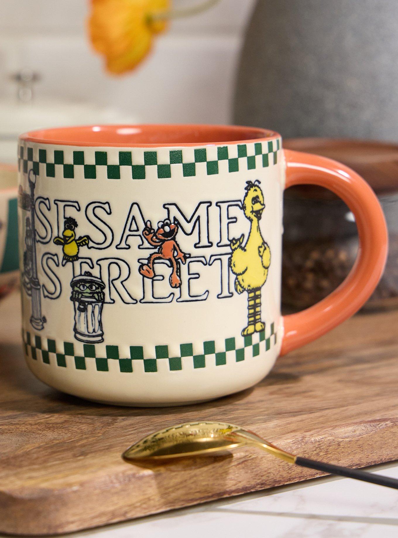 Taza a cuadros de Sesame Street