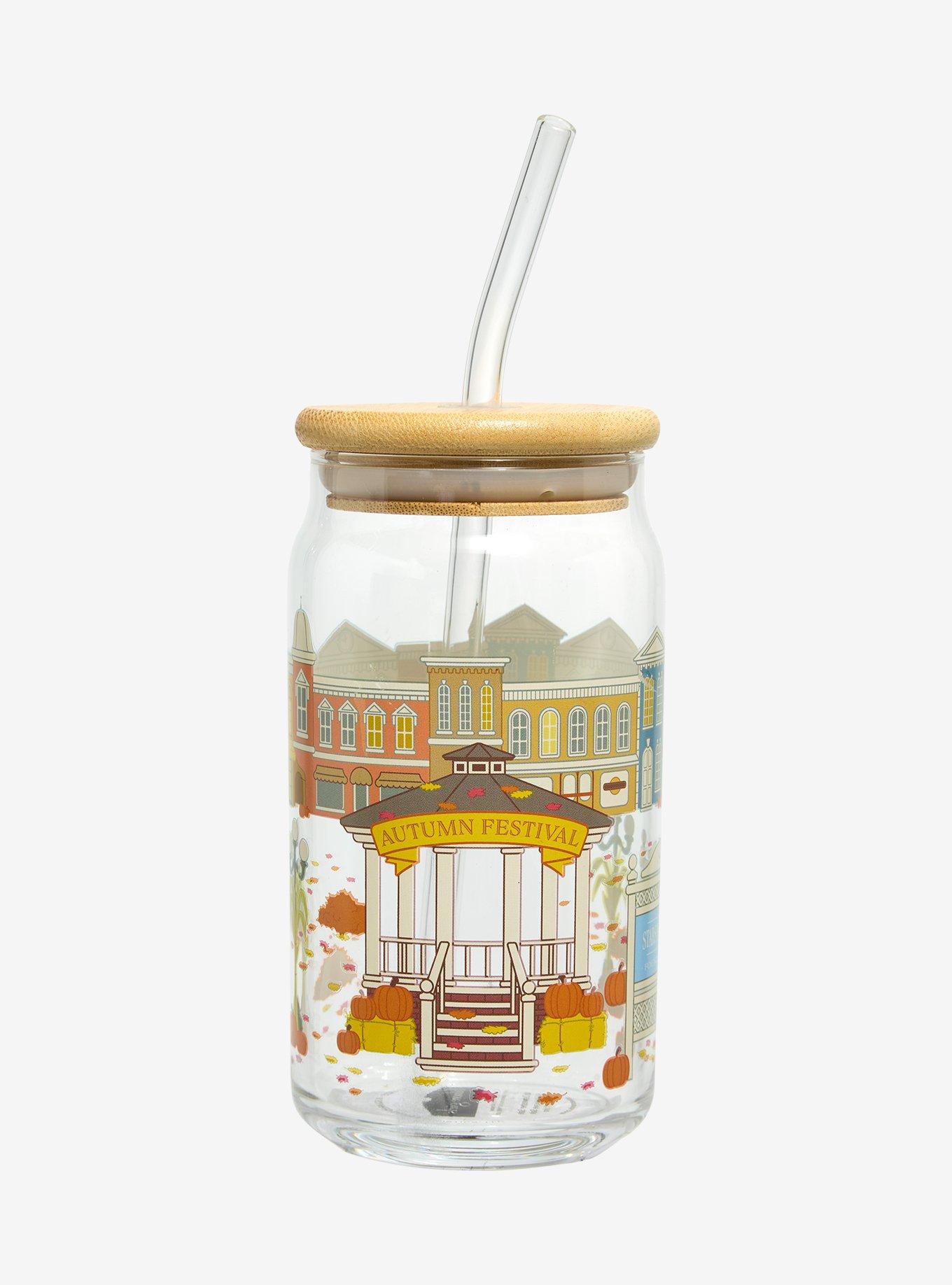Vaso de vidrio Gilmore Girls con bombilla
