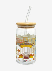 Vaso de vidrio Gilmore Girls con bombilla