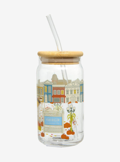 Vaso de vidrio Gilmore Girls con bombilla