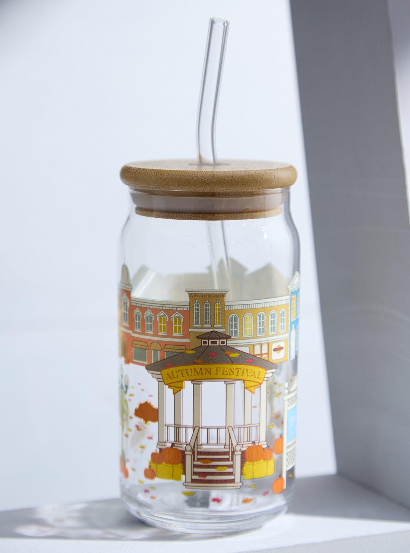 Vaso de vidrio Gilmore Girls con bombilla