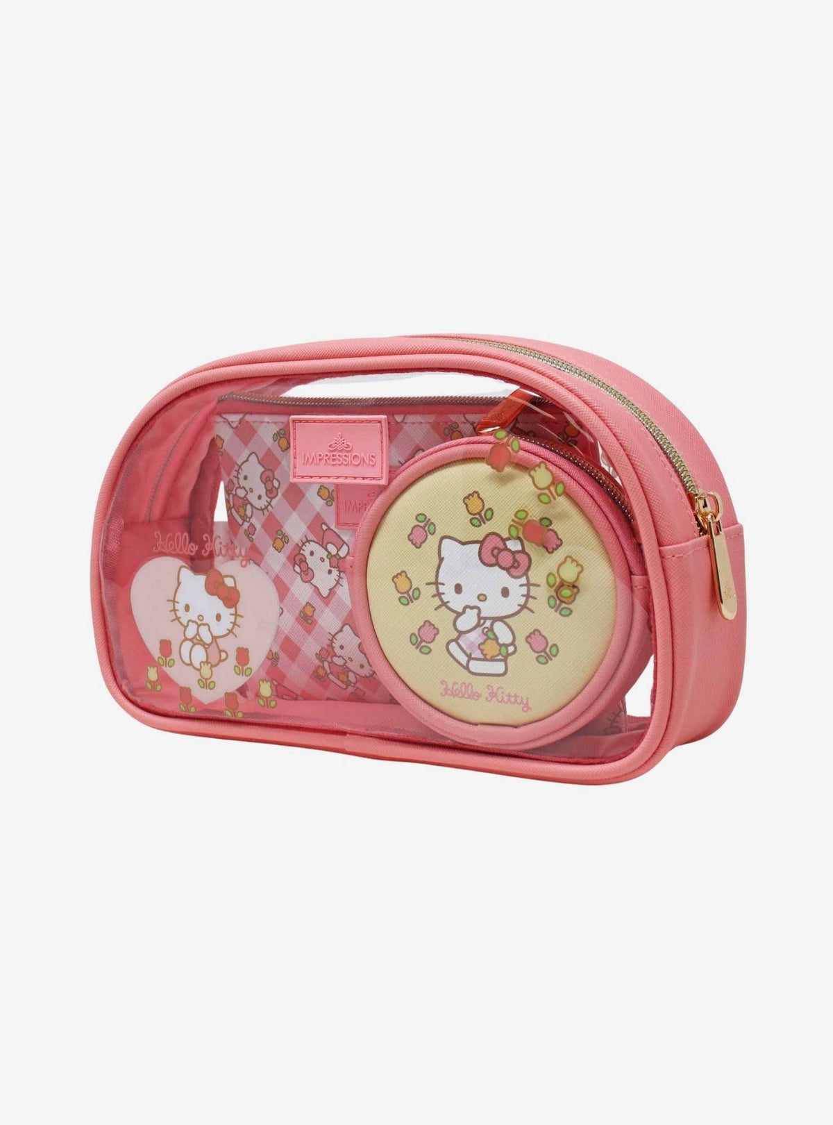 Set de 3 estuches de maquillaje Hello Kitty