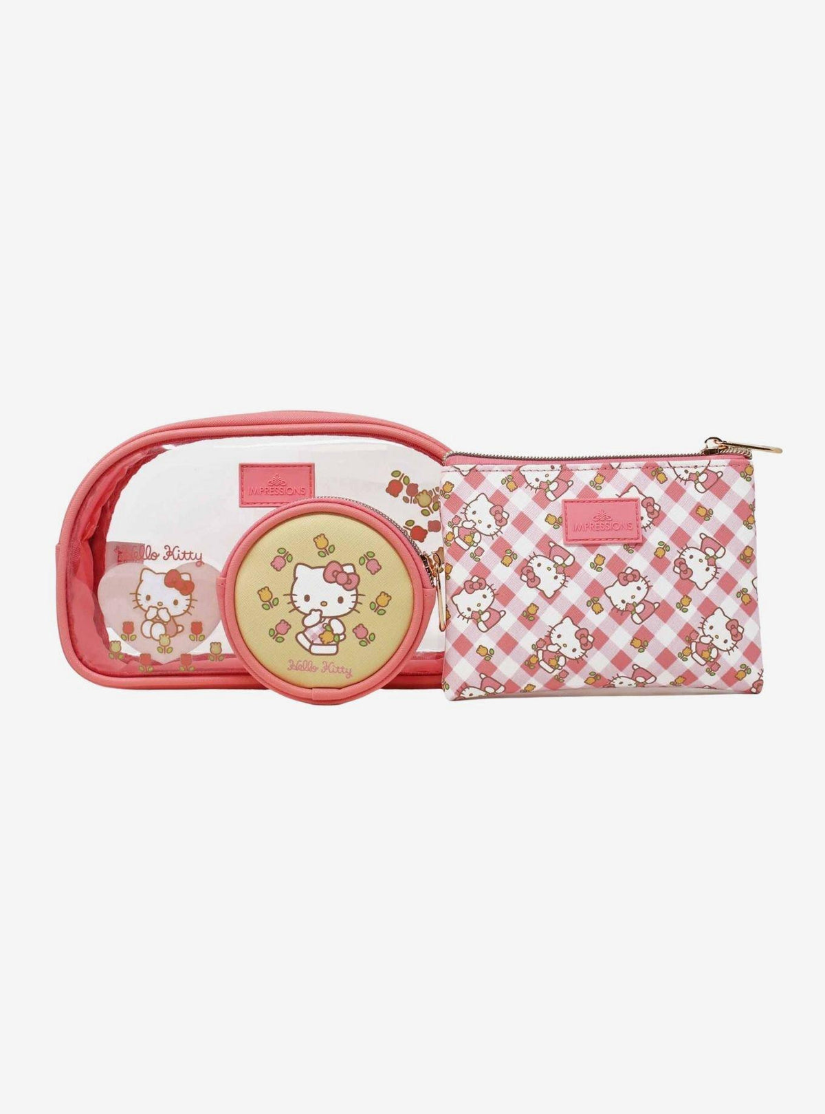 Set de 3 estuches de maquillaje Hello Kitty