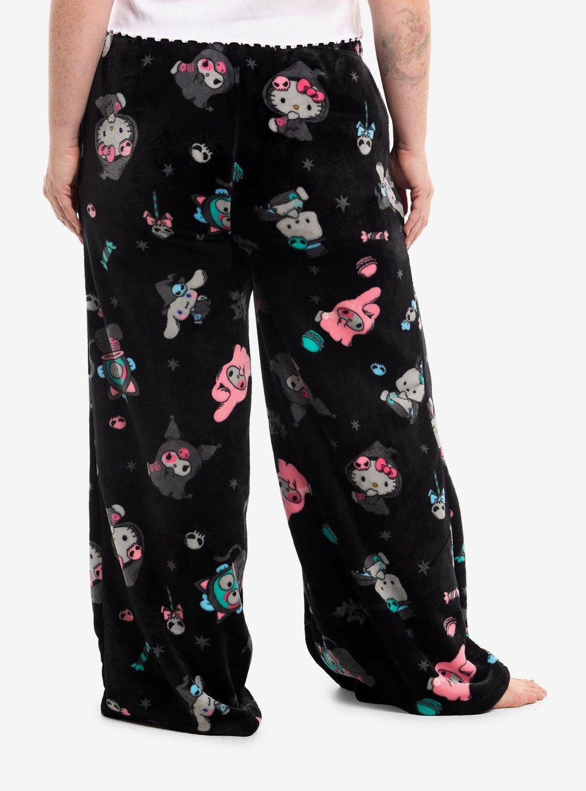 Pantalón de pijama Hello Kitty y amigos, Halloween, plus size