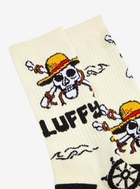 Calcetines One Piece con estampado de Luffy