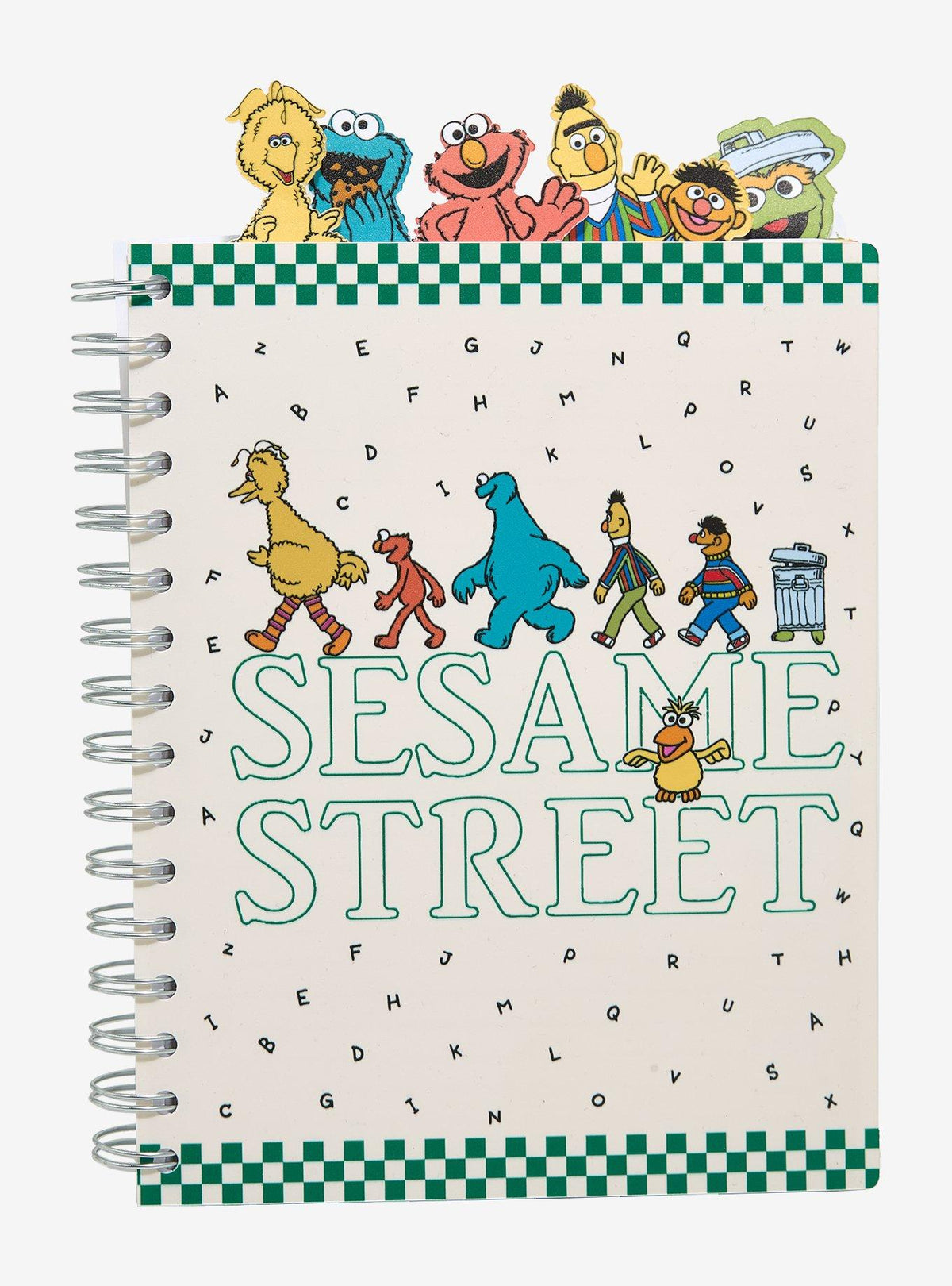 Cuaderno con separadores de personajes de Sesame Street