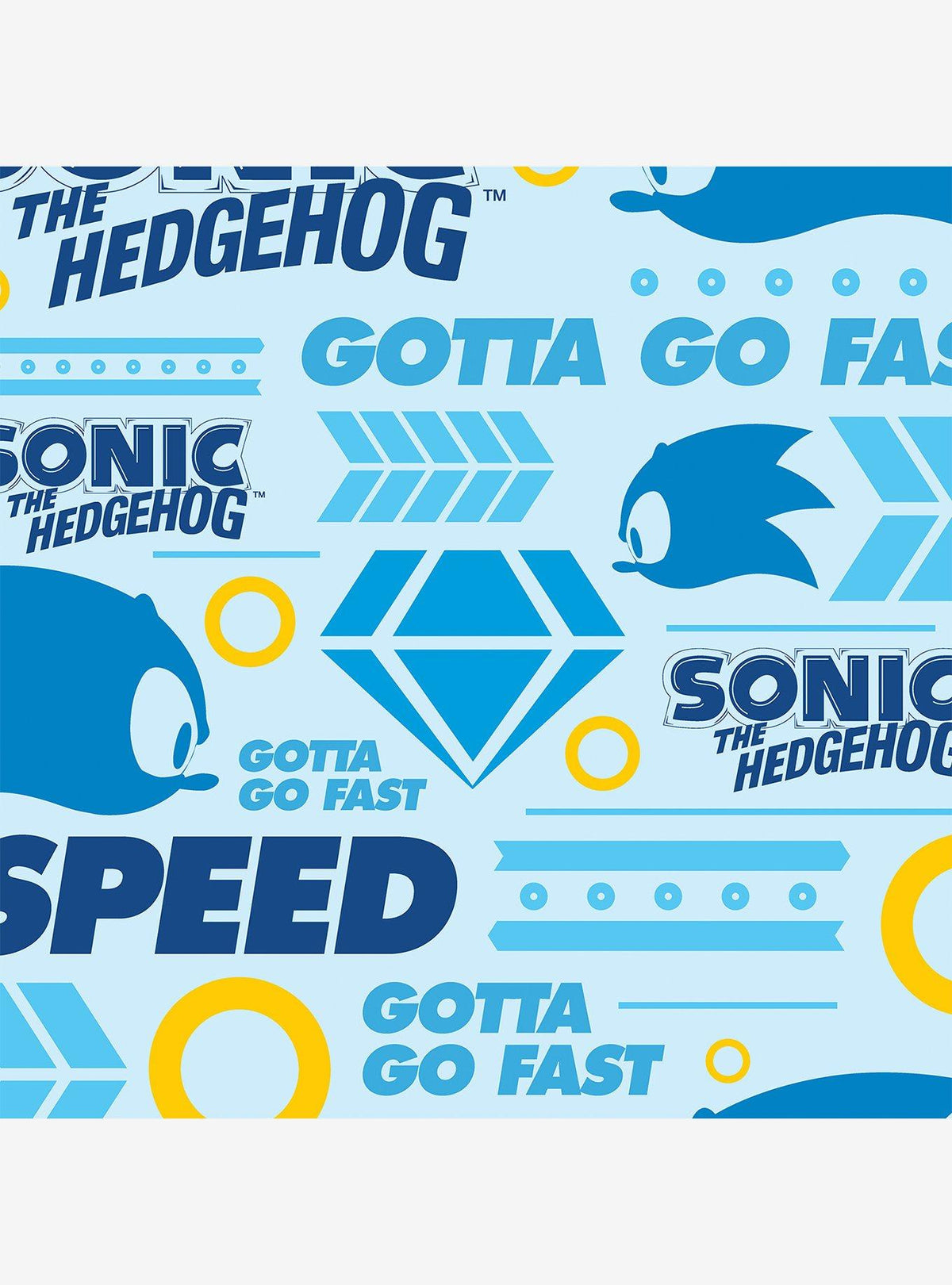 Papel mural autoadhesivo Sonic the Hedgehog