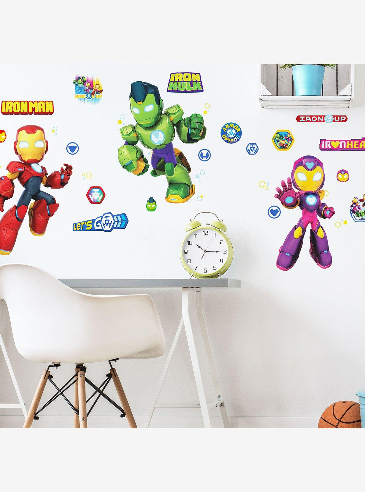 Stickers de pared Marvel: Iron Man y sus amigos
