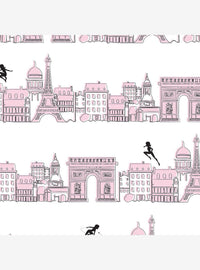 Papel mural autoadhesivo Miraculous: París rosado