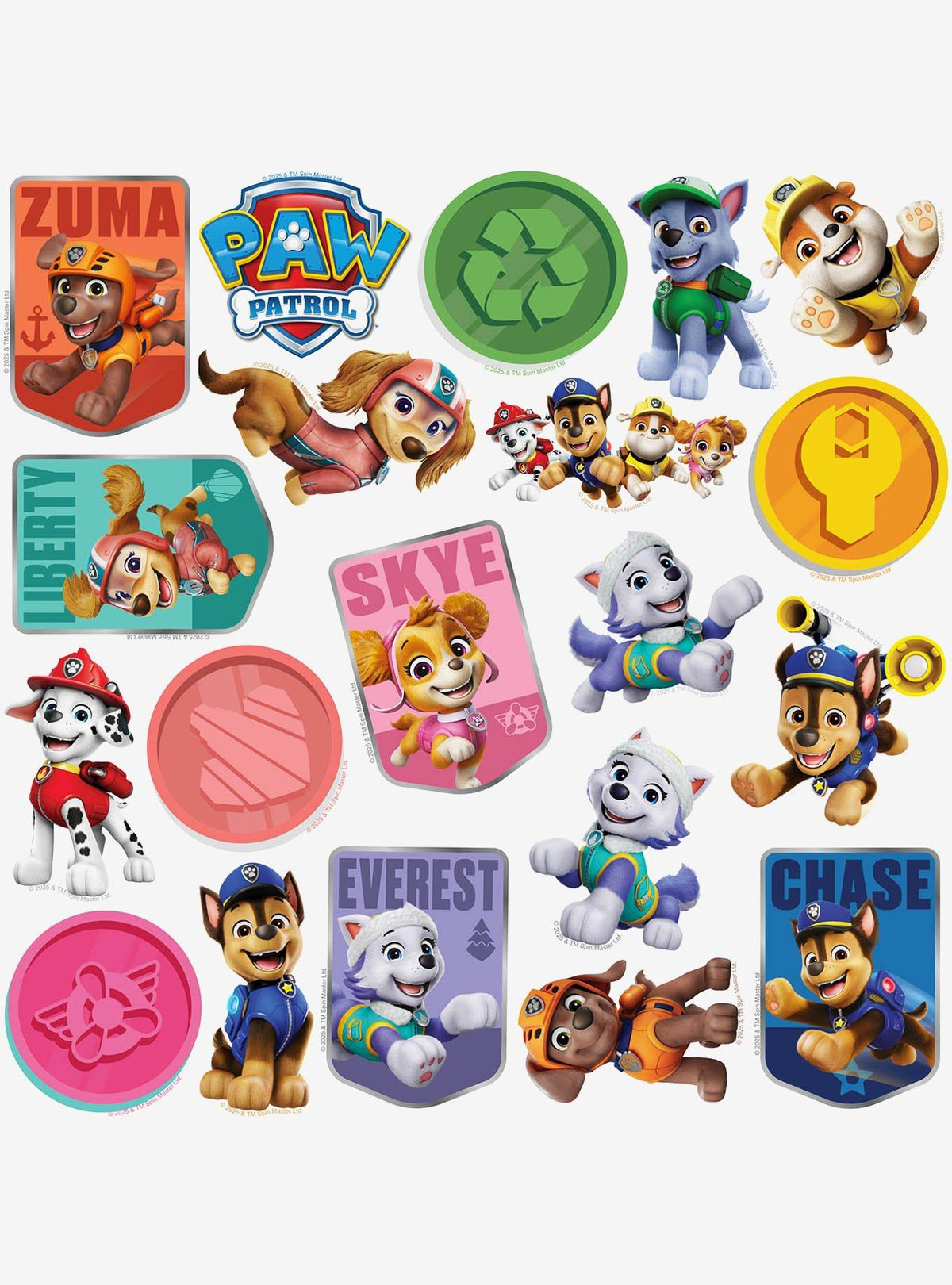 Paw Patrol: ¡Al rescate! Pack de 100 stickers