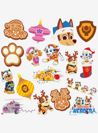 Pack de 100 stickers navideños de Paw Patrol