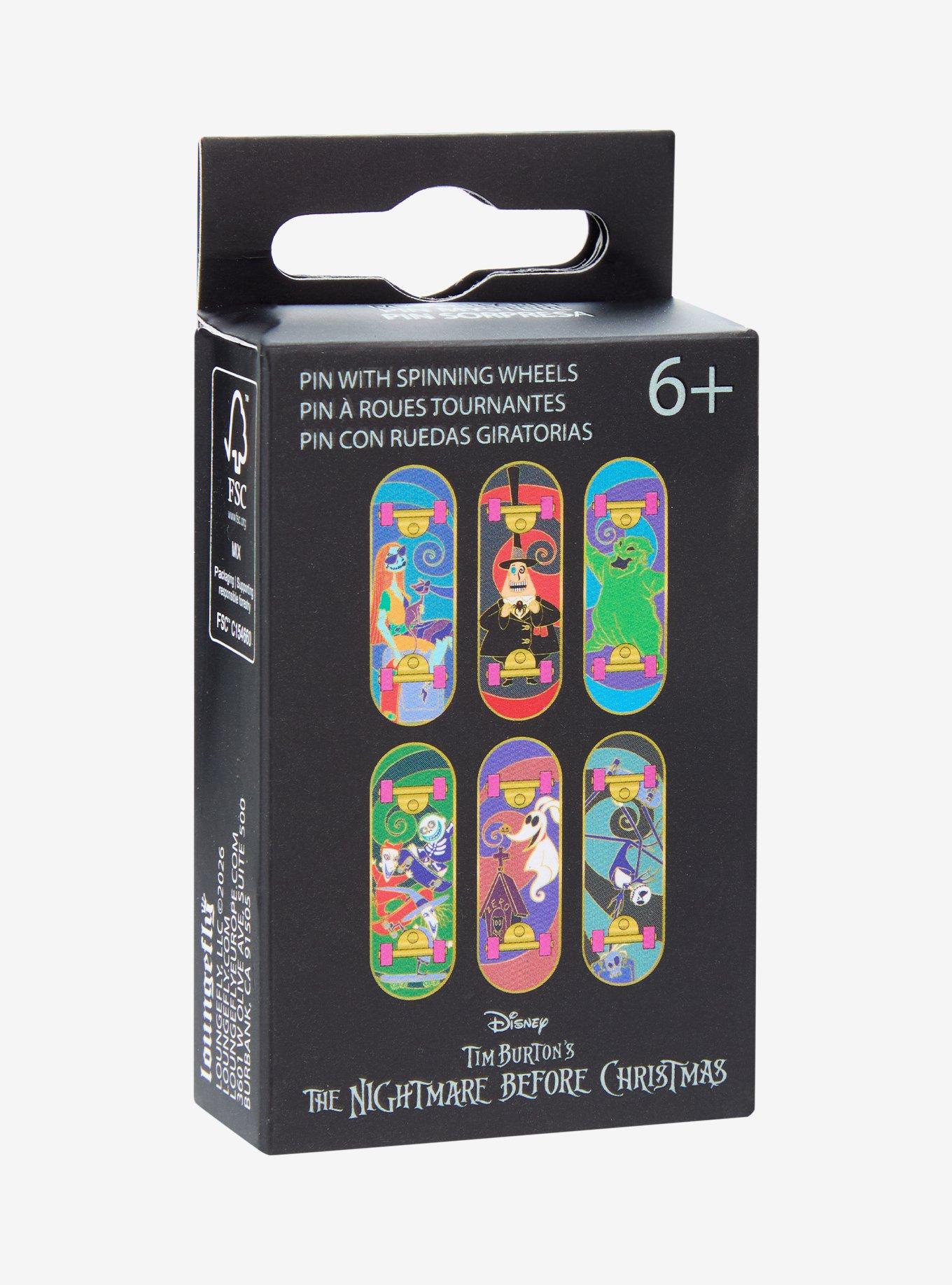 Pin esmaltado Blind Box de skate de The Nightmare Before Christmas