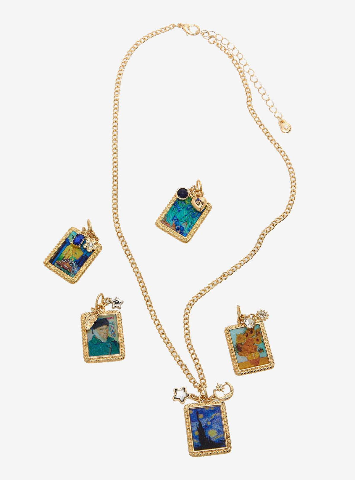 Set de collar con dijes intercambiables de Van Gogh