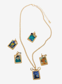 Set de collar con dijes intercambiables de Van Gogh