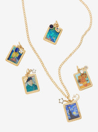 Set de collar con dijes intercambiables de Van Gogh