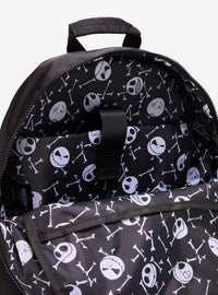 Mochila Jack Skellington con parches de chenille