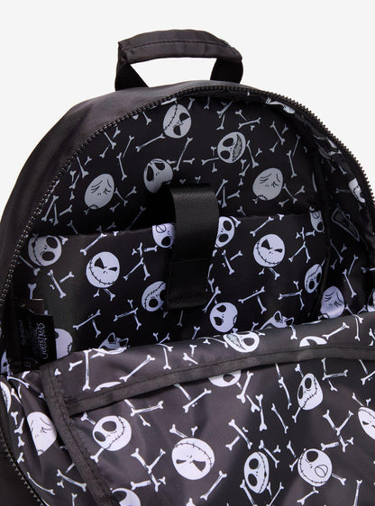 Mochila Jack Skellington con parches de chenille