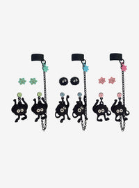 Set de 6 pares de aros cuff de El viaje de Chihiro