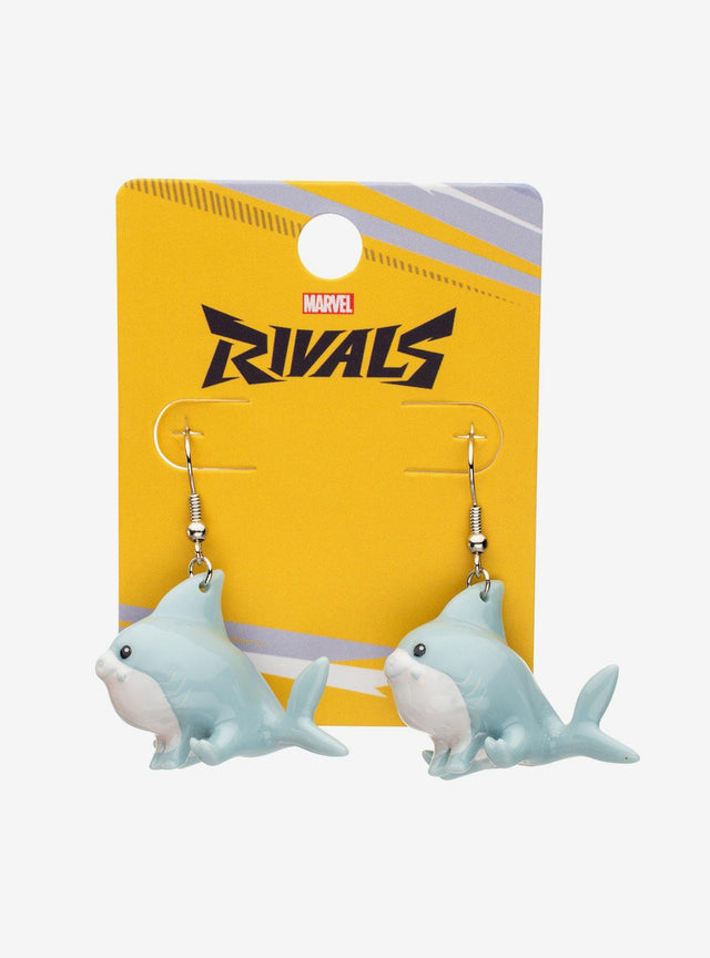 Aros colgantes 3D Jeff the Land Shark | Marvel Rivals