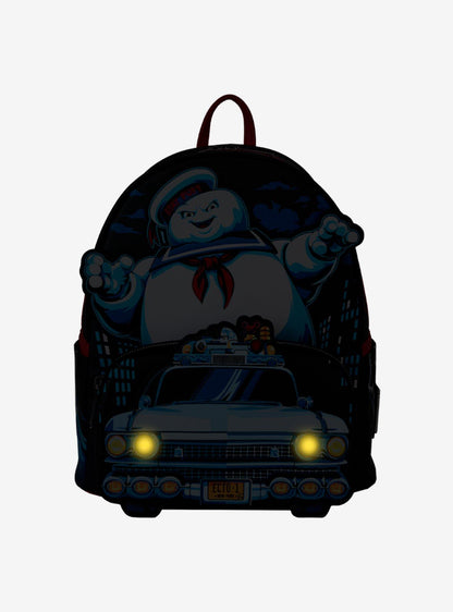 Mini mochila Ghostbusters Stay Puft y Ecto-1 con luces