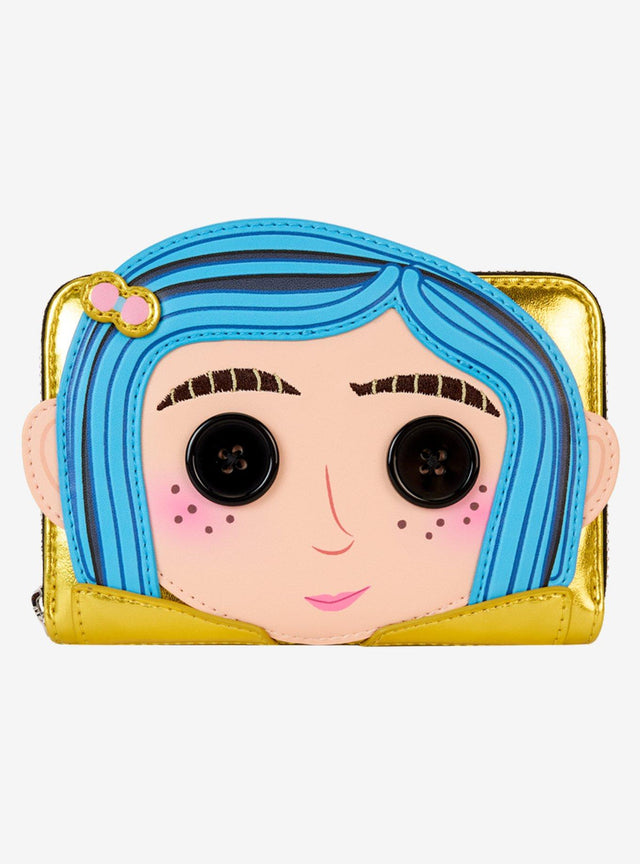 Billetera Coraline con muñeca Coraline