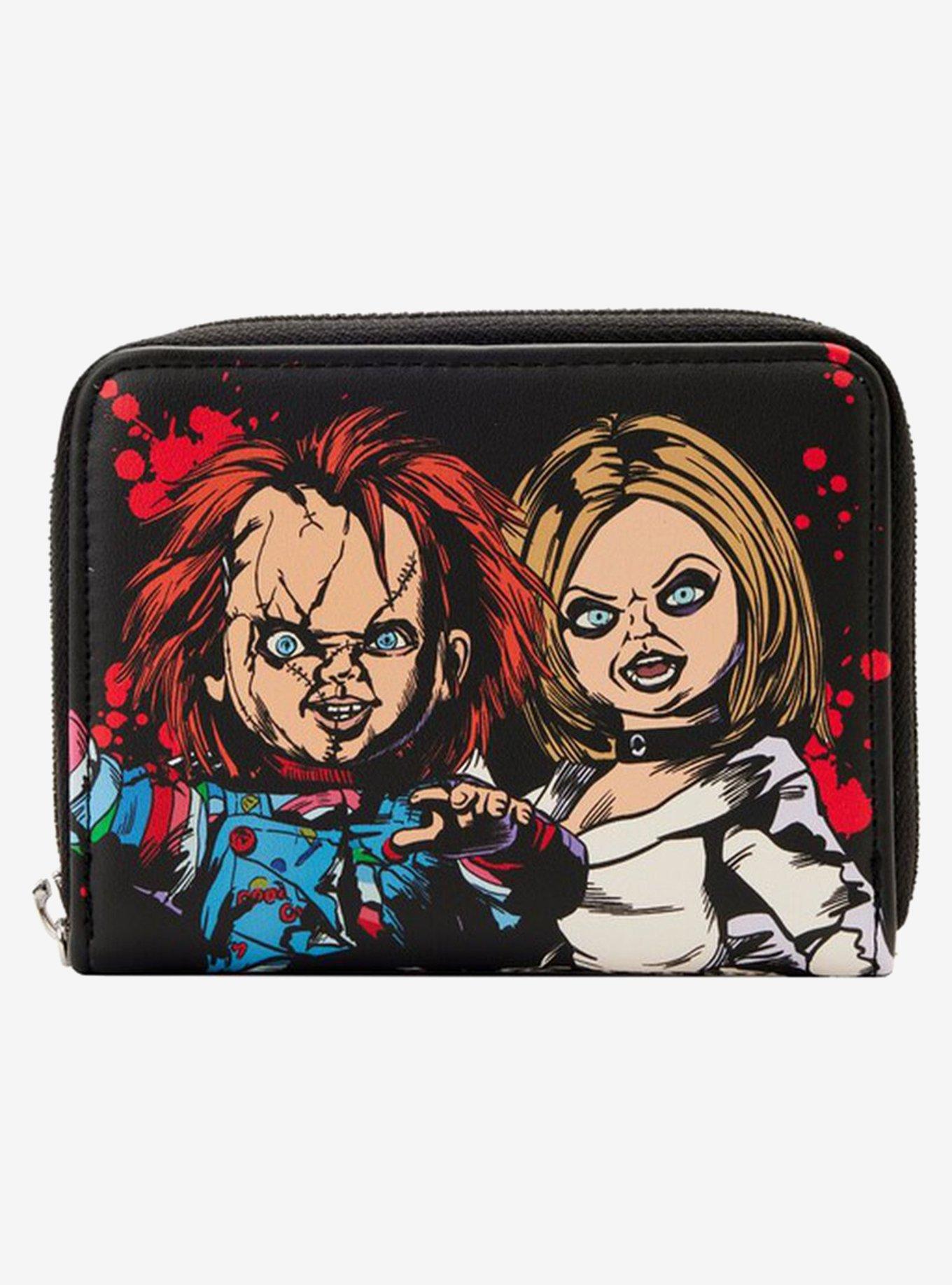 Billetera Bride of Chucky con Tiffany y Chucky