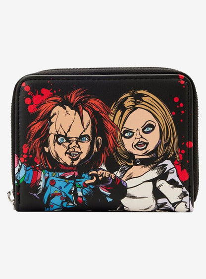 Billetera Bride of Chucky con Tiffany y Chucky