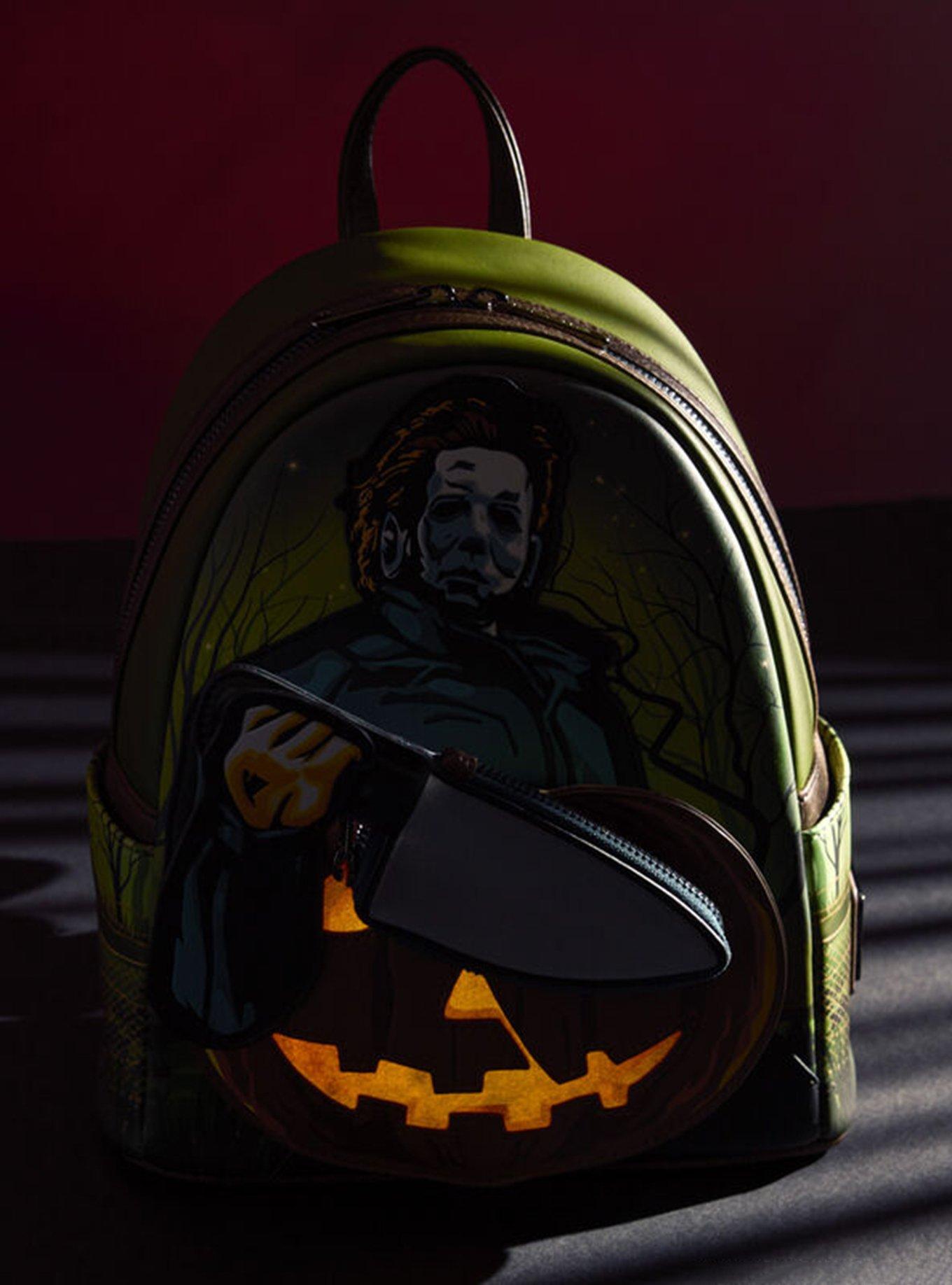 Mochila mini Halloween Michael Myers que brilla en la oscuridad