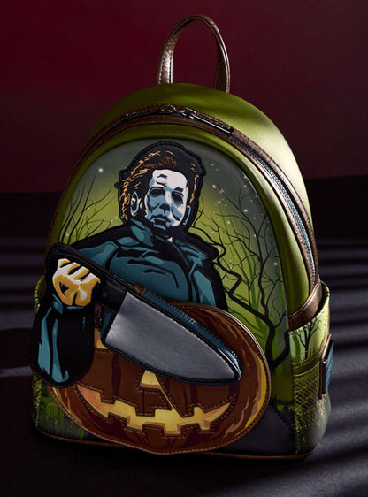 Mochila mini Halloween Michael Myers que brilla en la oscuridad