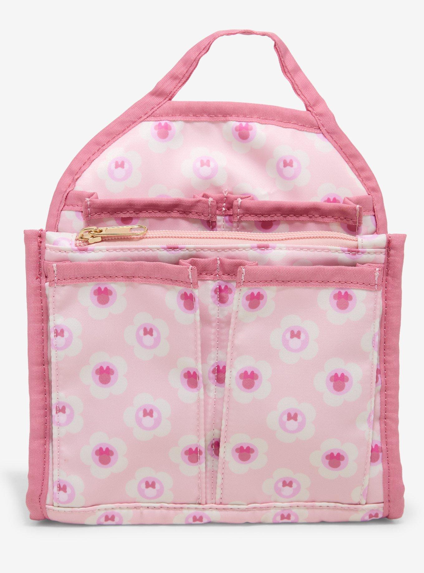 Mochila mini organizadora Minnie Mouse con flores