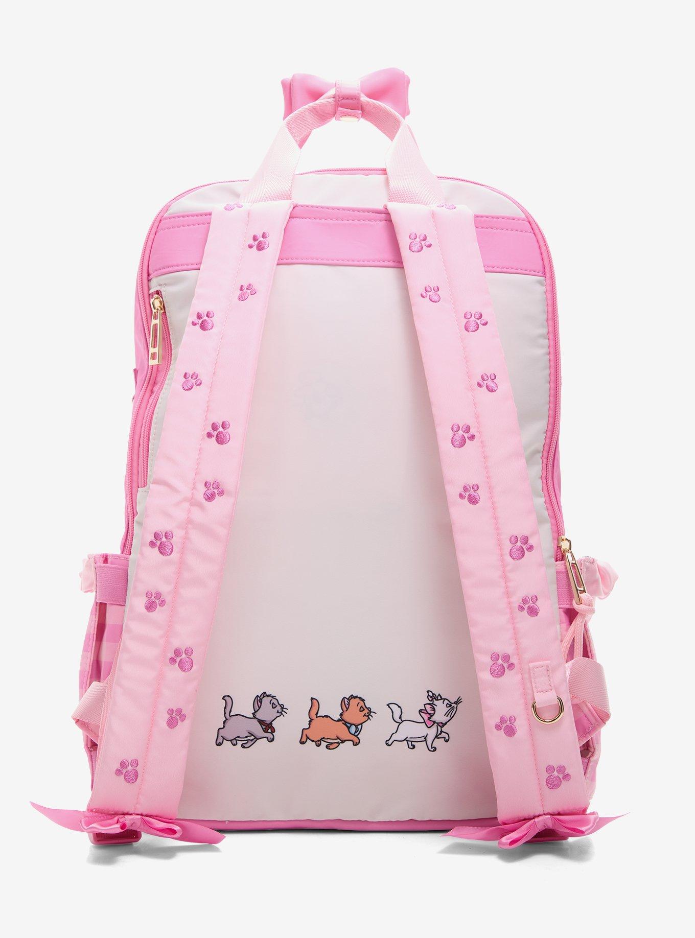 Mochila rosada con lazo de Marie de The Aristocats