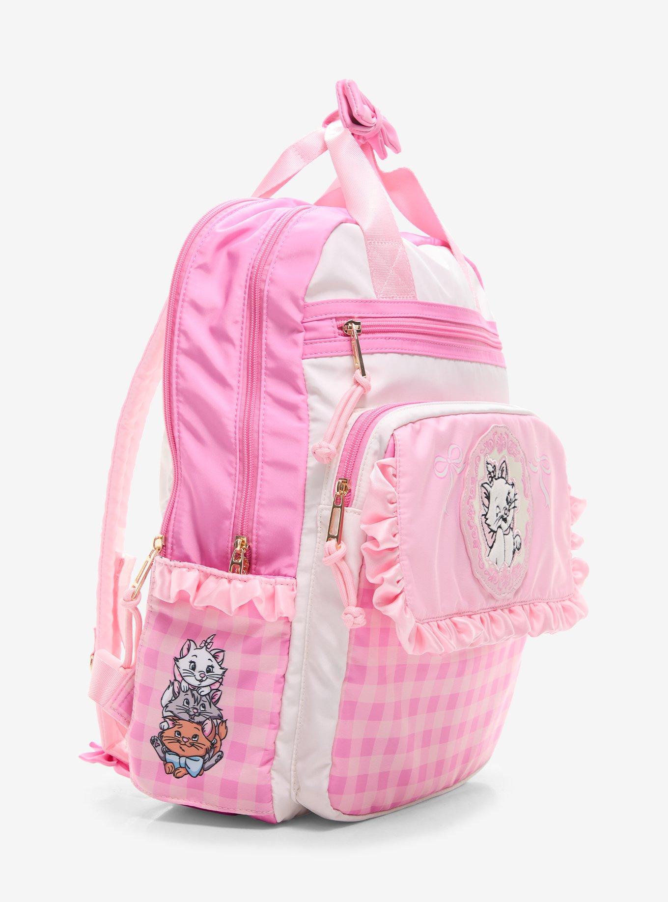Mochila rosada con lazo de Marie de The Aristocats