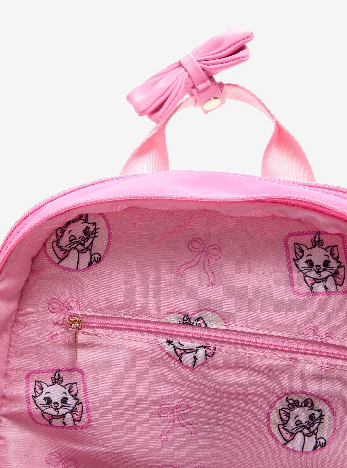 Mochila rosada con lazo de Marie de The Aristocats