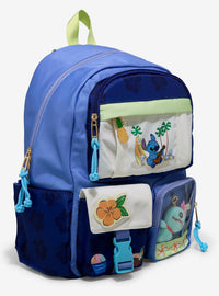 Mochila Guitar Stitch con bolsillos y charm de peluche Scrump