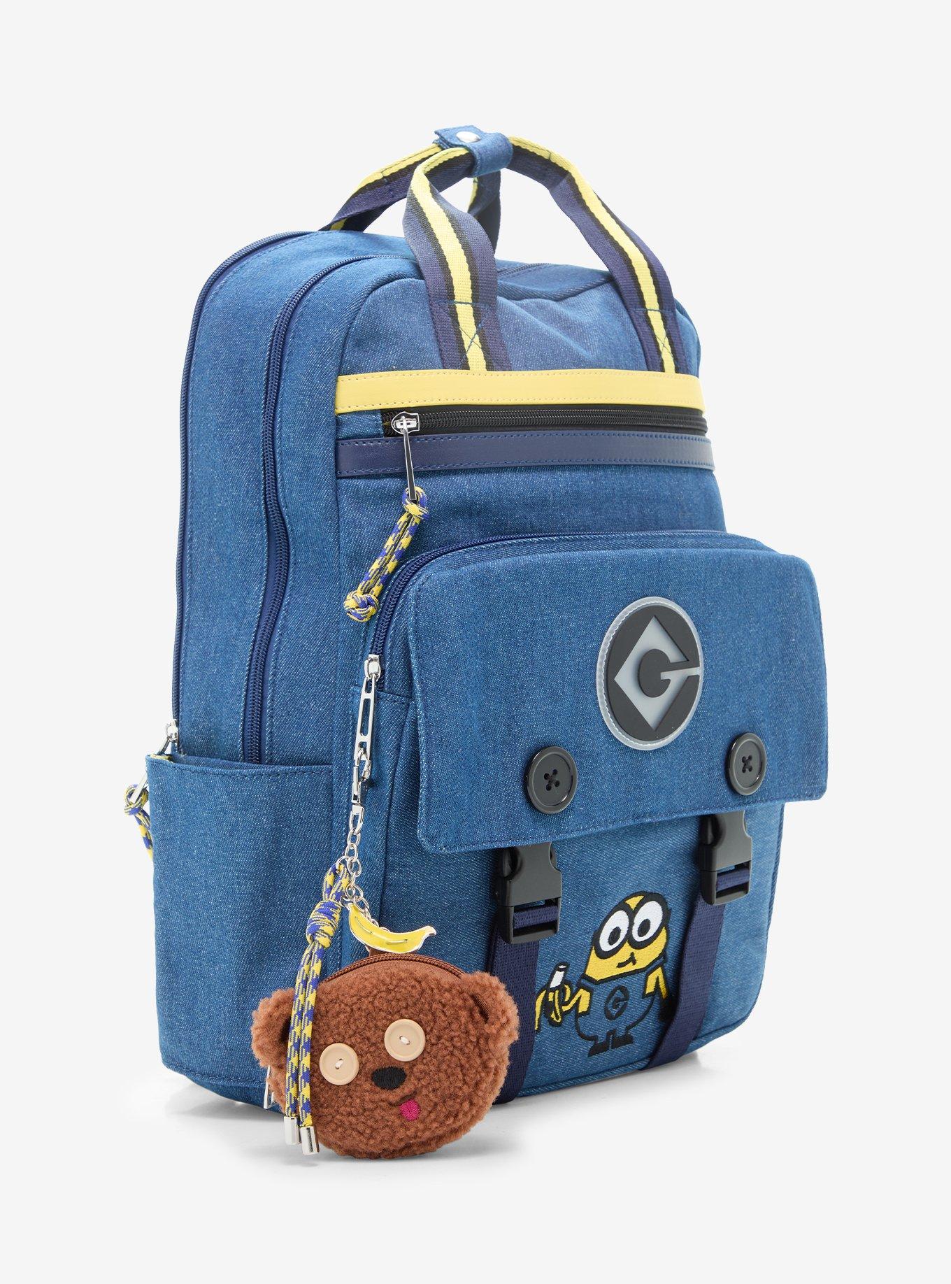 Mochila de denim de Minions con monedero de osito