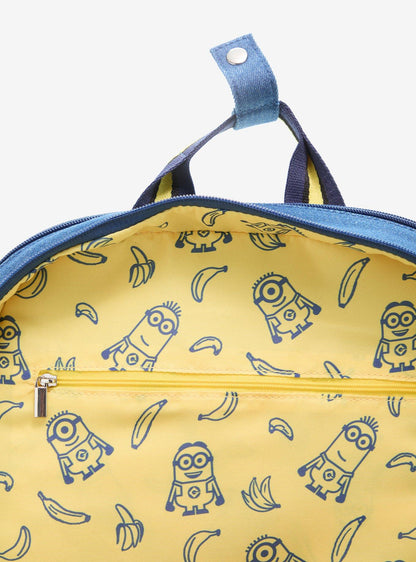 Mochila de denim de Minions con monedero de osito