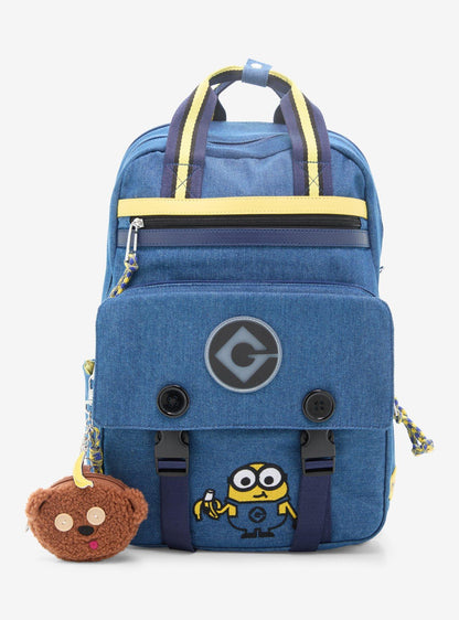 Mochila de denim de Minions con monedero de osito