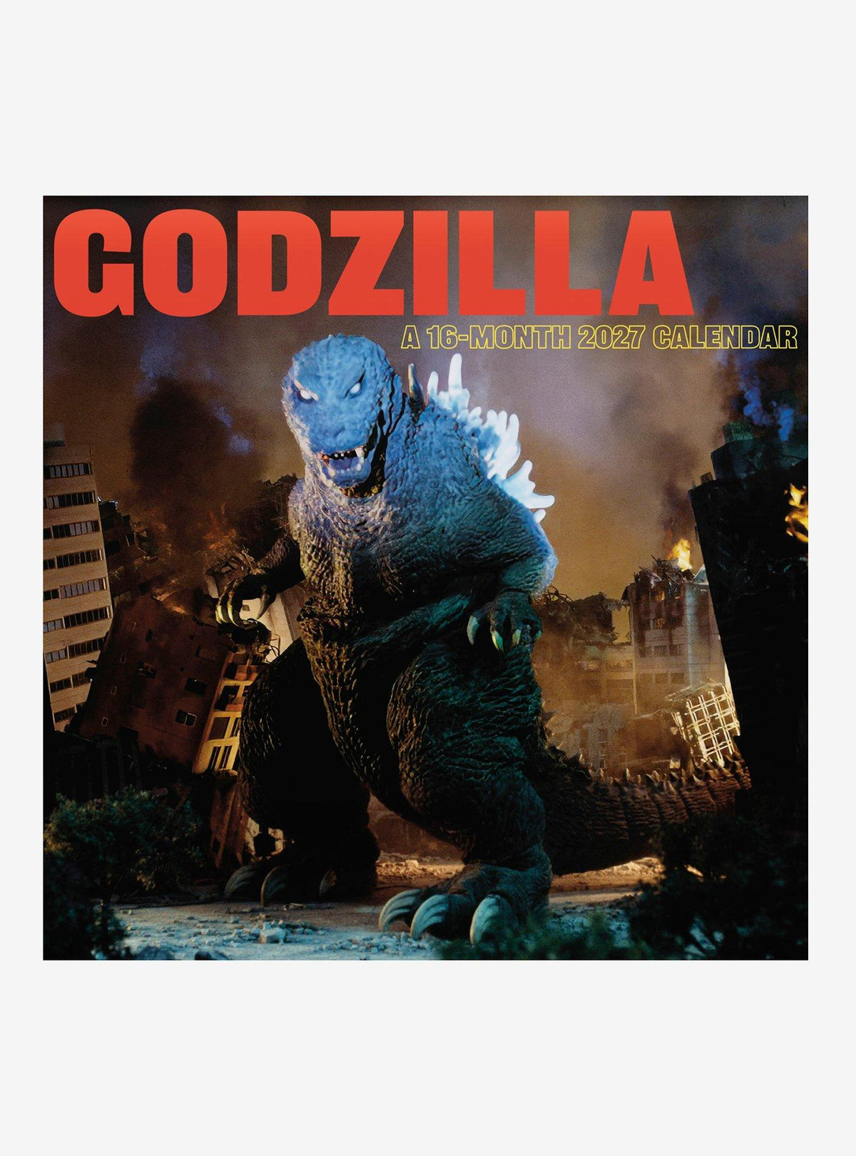 Calendario de pared Godzilla 2027 de 16 meses